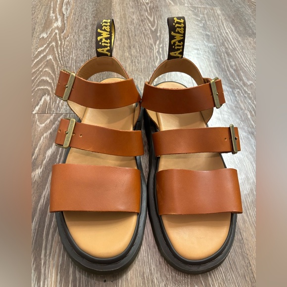 Dr. Martens GRYPHON Analine sandals unisex woman’s size 9 men’s size 8 - Picture 3 of 16